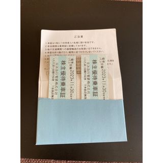 株主優待　京急　専用出品(鉄道乗車券)