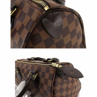 未使用 展示品 ルイ ヴィトン LOUIS VUITTON ダミエ スピーディ 25 ハンド バッグ エベヌ ブラウン N41365 ゴールド 金具 VLP 90204541
