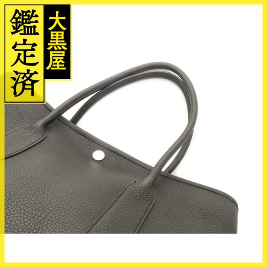 2022年秋冬新作 HERMES ガーデンパーティPM ブラック □P刻印 SV 【437
