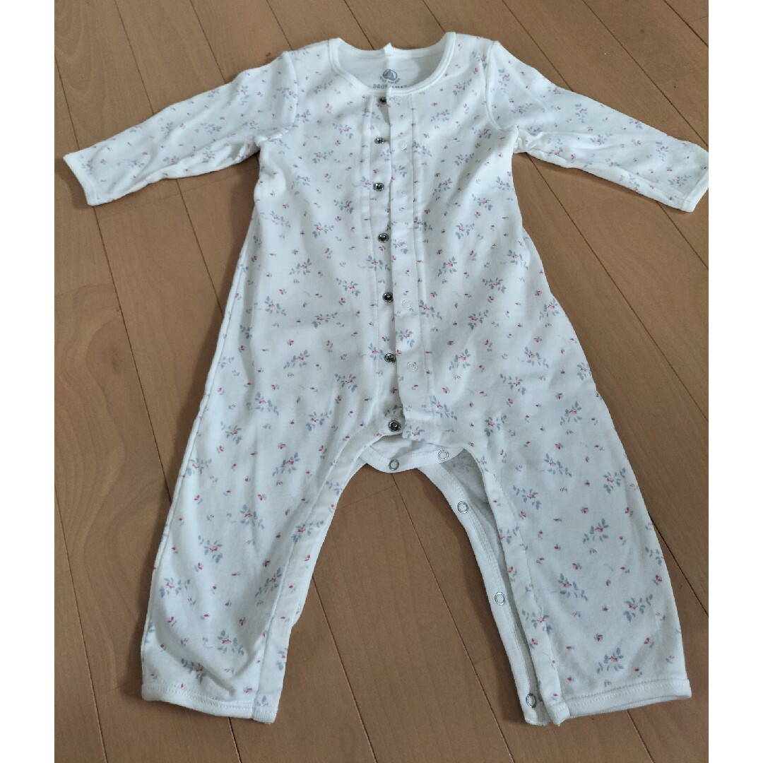 PETIT BATEAU(プチバトー)のプチバトー　ロンパース74cm キッズ/ベビー/マタニティのベビー服(~85cm)(ロンパース)の商品写真