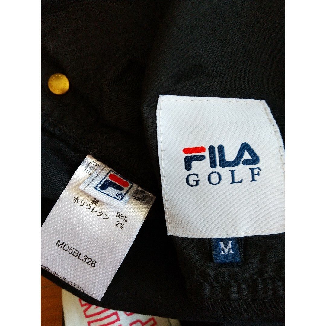 FILA(フィラ)のFILA GOLF★スパンコールロゴかわいいブラックボトムレディース女性 スポーツ/アウトドアのゴルフ(ウエア)の商品写真