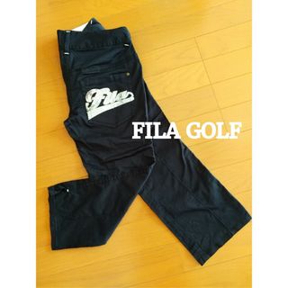 フィラ(FILA)のFILA GOLF★スパンコールロゴかわいいブラックボトムレディース女性(ウエア)