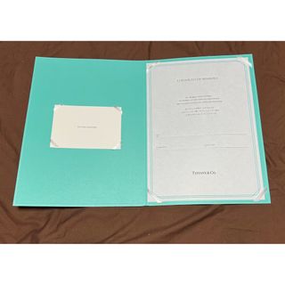 ティファニー(Tiffany & Co.)のあいち様専用　ティファニー　結婚証明書(ウェルカムボード)