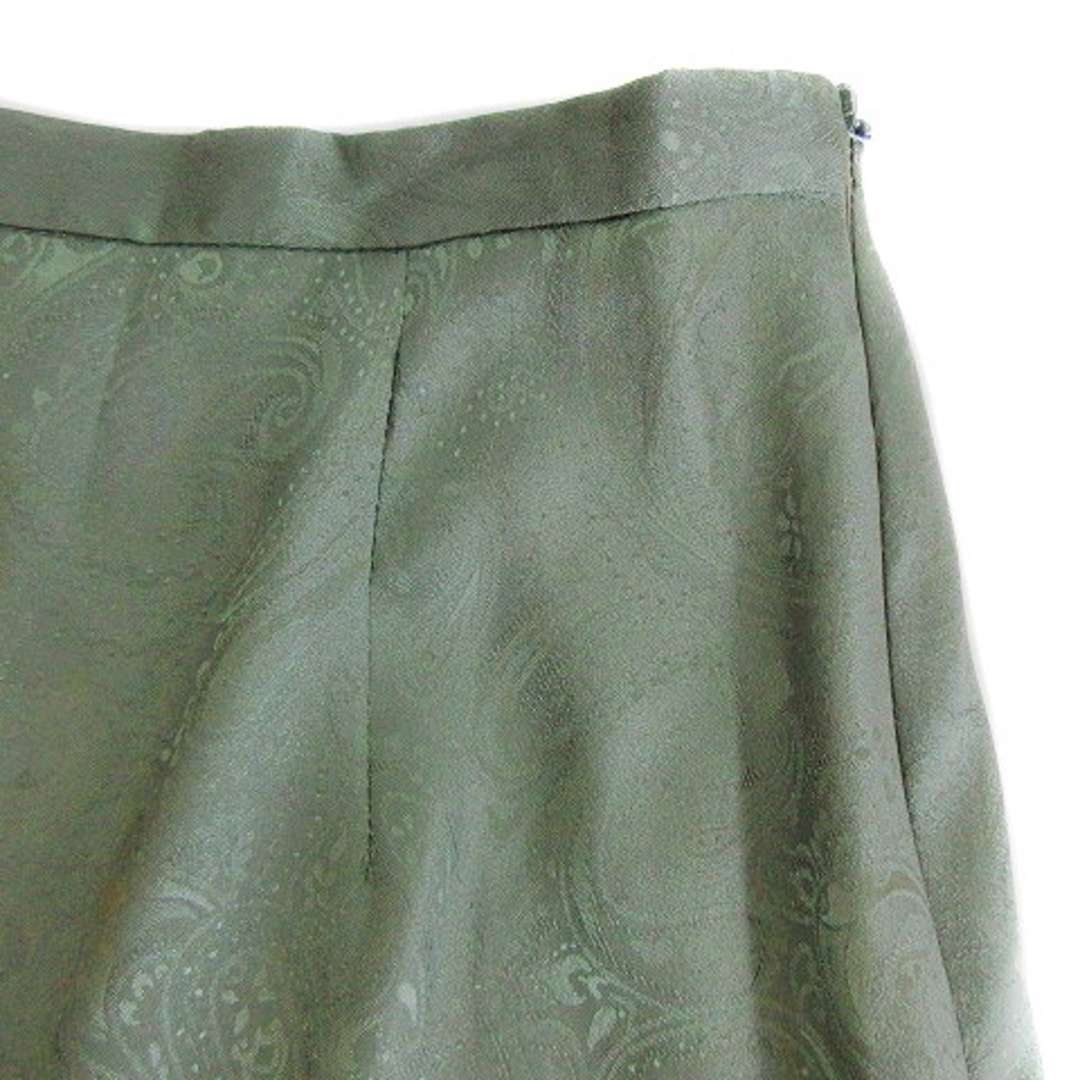 CAPRICIEUX LE'MAGE(カプリシューレマージュ)のカプリシューレマージュ スカート フレア ミモレ丈 薄手 ペイズリー F 緑 レディースのスカート(ロングスカート)の商品写真