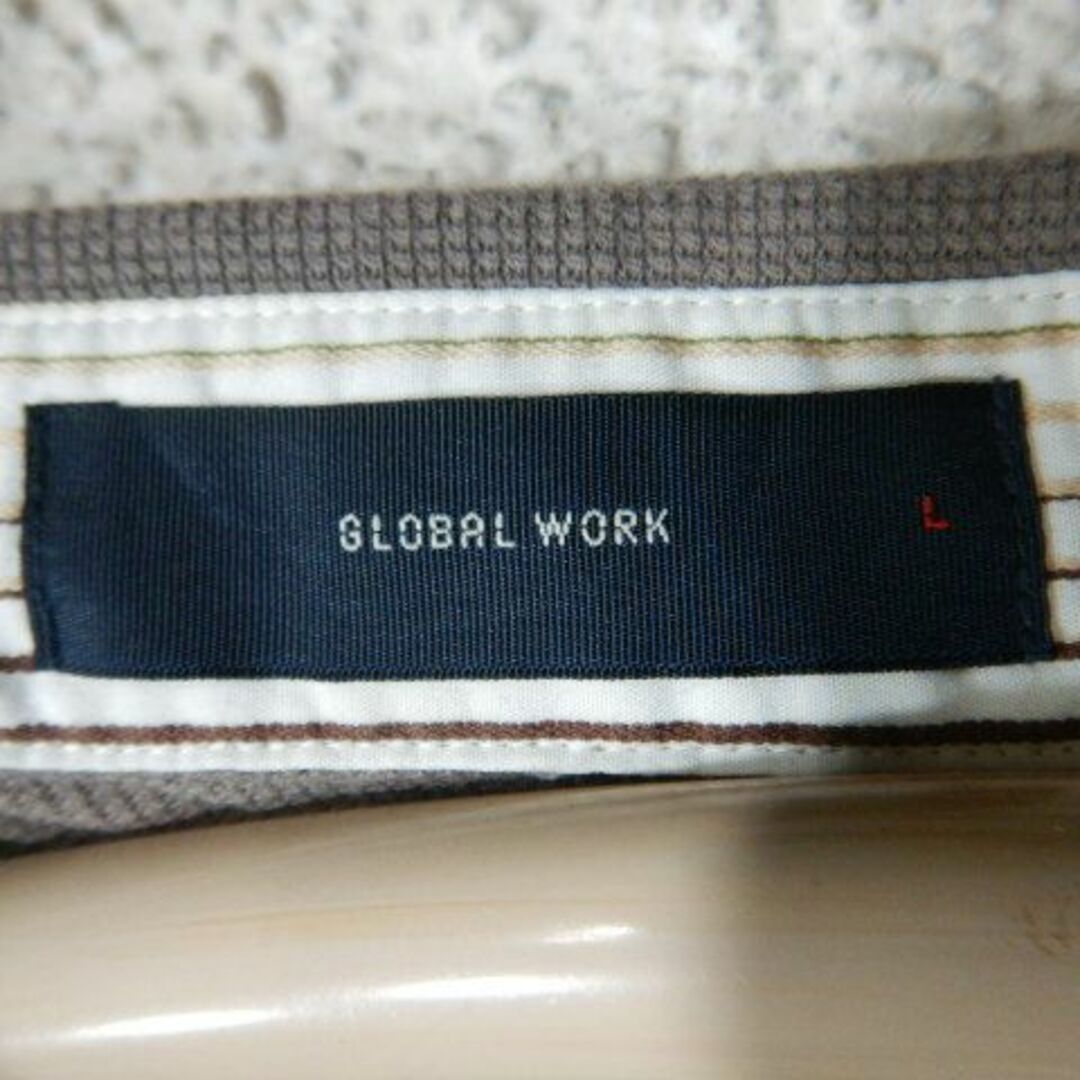 GLOBAL WORK(グローバルワーク)のo6664　GLOBAL WORK　グローバル　ワーク　半袖　ポロシャツ メンズのトップス(ポロシャツ)の商品写真