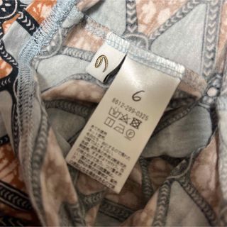 6 (ROKU) - 6(ROKU) PRINT TURTLE NECK PULLOVER/カットソの通販 by