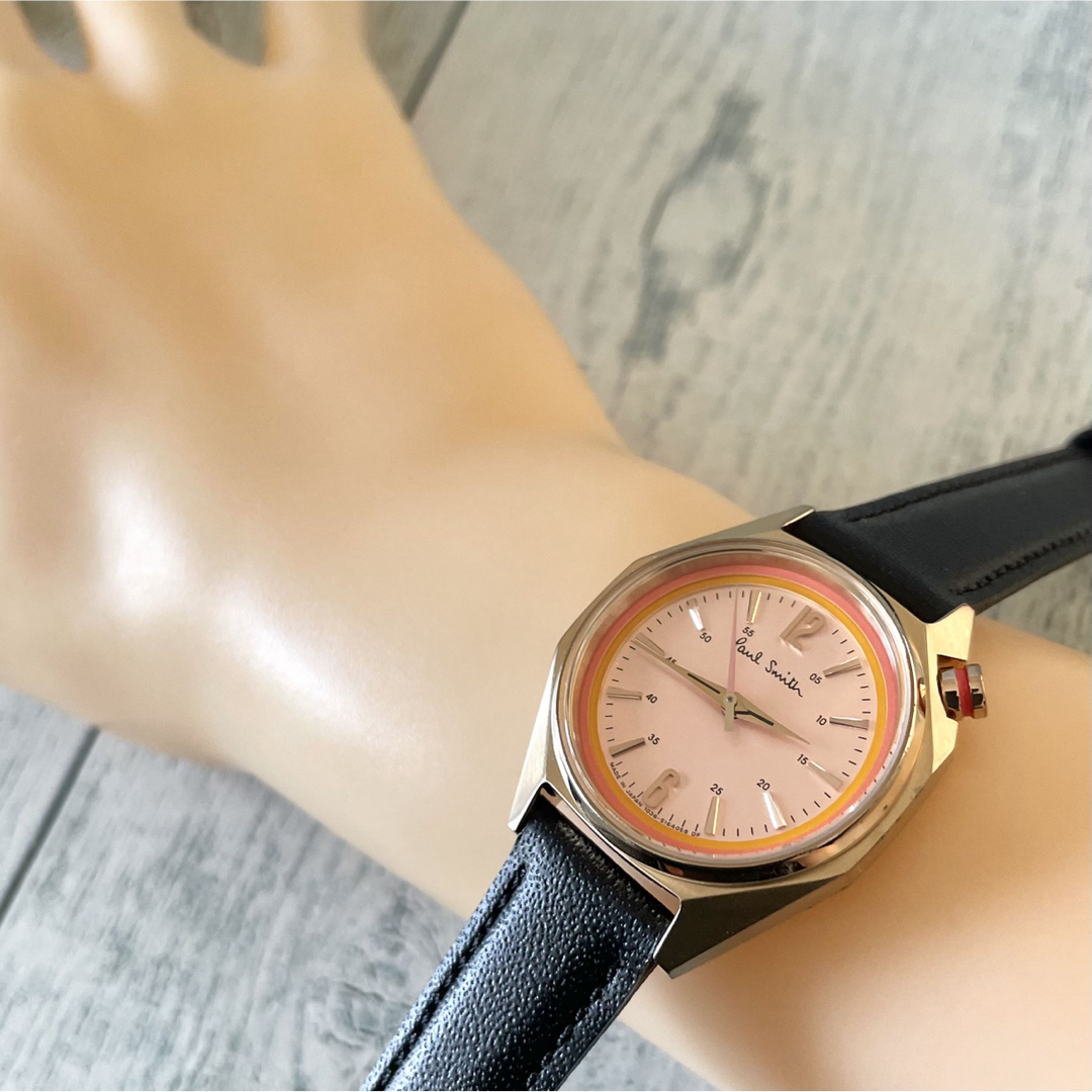 【美品】Paul Smith ポールスミス 腕時計 オクタゴン ピンク