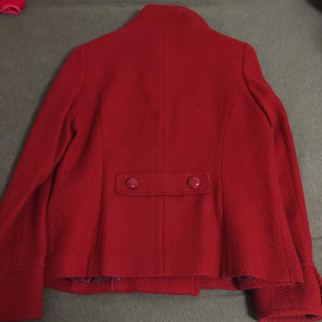 OLIVEdesOLIVE(オリーブデオリーブ)のオリーブデオリーブ ♡赤♡ コート レディースのジャケット/アウター(ピーコート)の商品写真