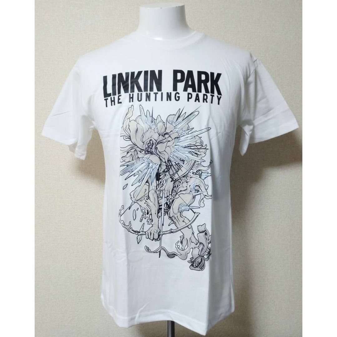 Mサイズ】リンキンパーク Tシャツ ホワイト ロック LINKINPARKの Mサイズ】リンキンパーク Tシャツ ホワイト ロック LINKINPARKの