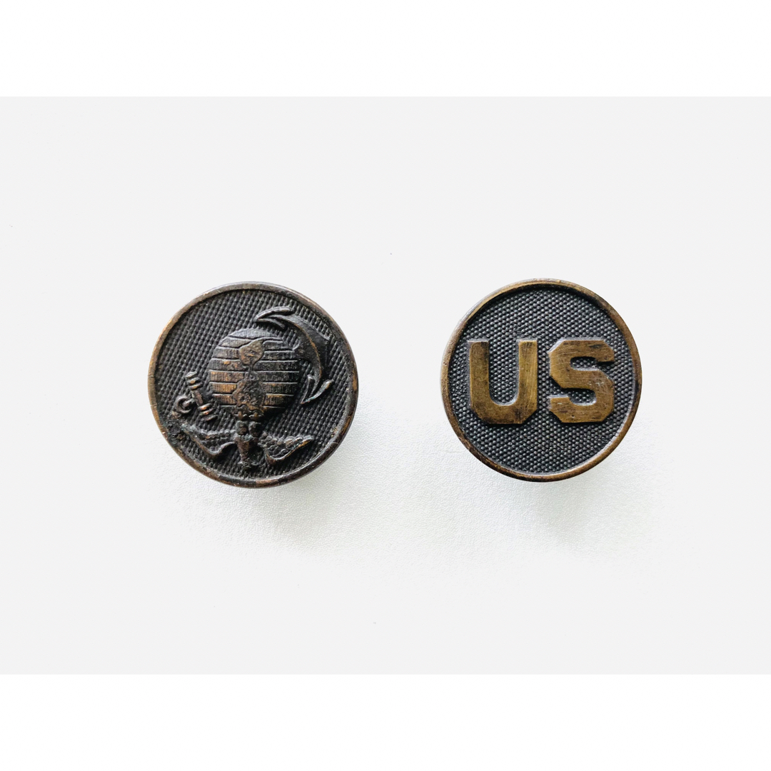 【希少】米軍USミリタリー徽章ピンズ2個 ／ミリタリー／1960s／ヴィンテージ