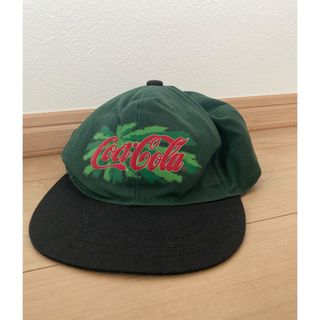 コカコーラ　古着　ビンテージ　80s 90s  キャップ　帽子(キャップ)