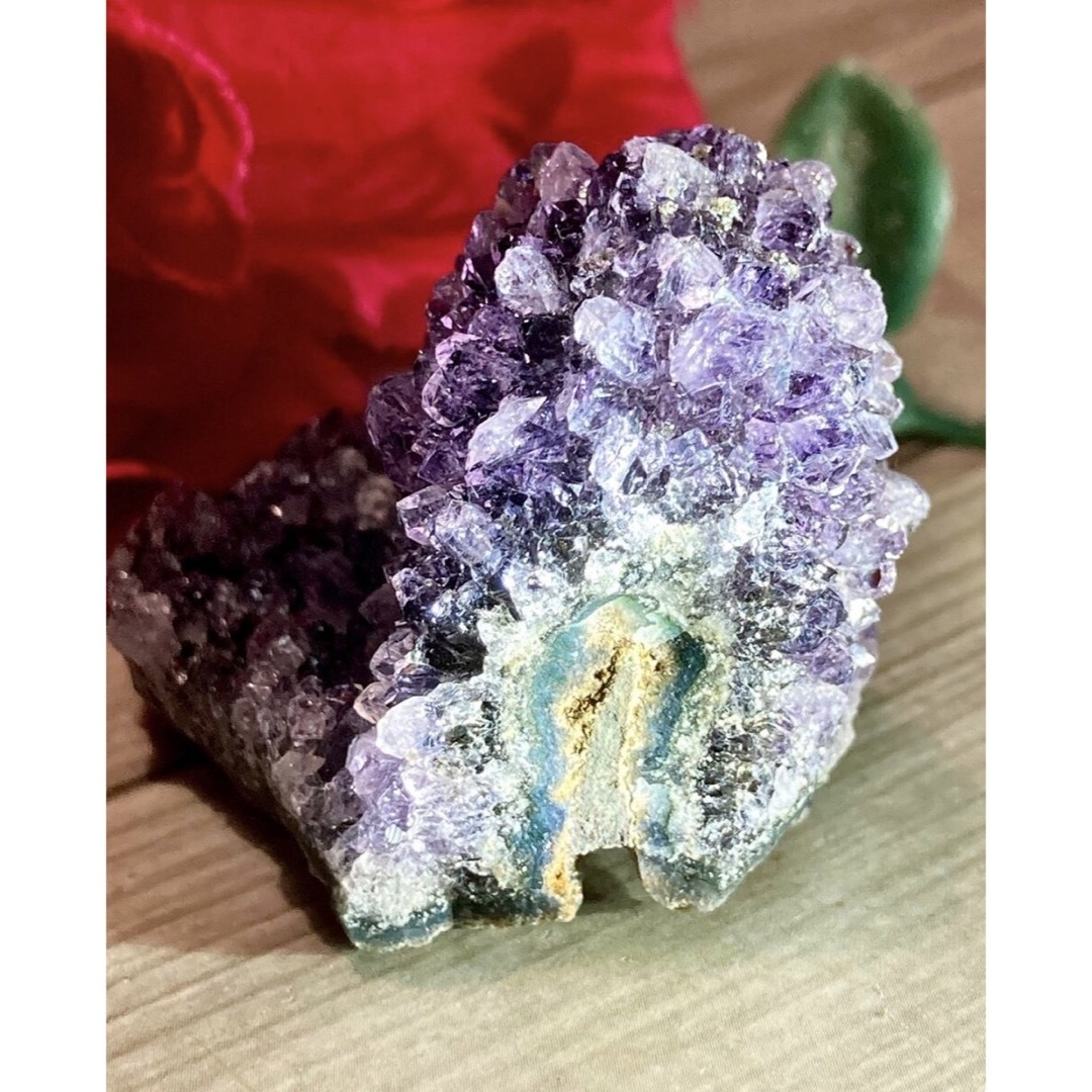 ギャラクシー☪︎⋆˚ ブラックアメジスト クラスター 原石 ラフストーン 紫水晶