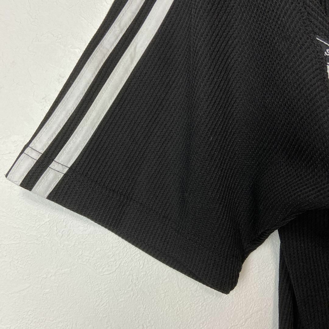 adidas - 【ハーフジップ、ゲームシャツ】adidasワンポイント刺繍ロゴ