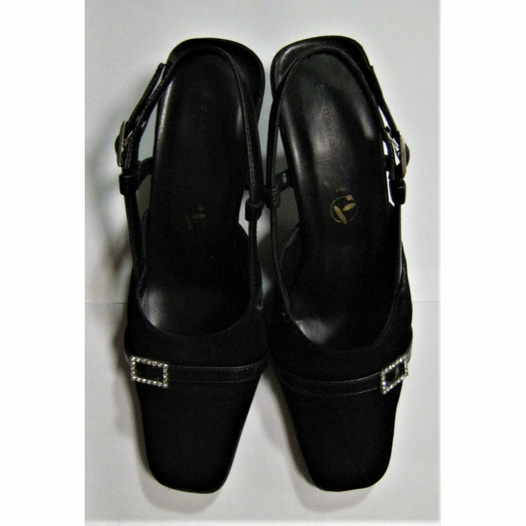 【中古】レディース（婦人）「フォーマルシューズ（パンプス）黒・サイズＳ」送料込 レディースの靴/シューズ(ハイヒール/パンプス)の商品写真