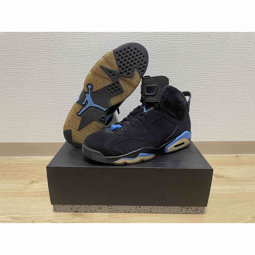 極美品 黒タグ付き nike air jordan 6 Retro UNC