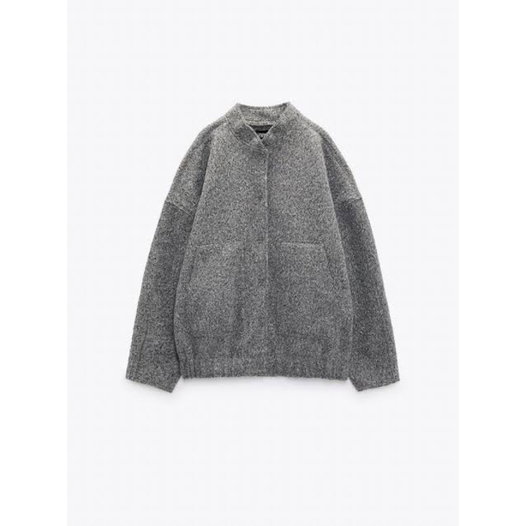 ZARA - ZARA ポケットオーバーサイズボンバージャケットの通販 by も ZARA - ZARA ポケットオーバーサイズボンバージャケットの通販 by も