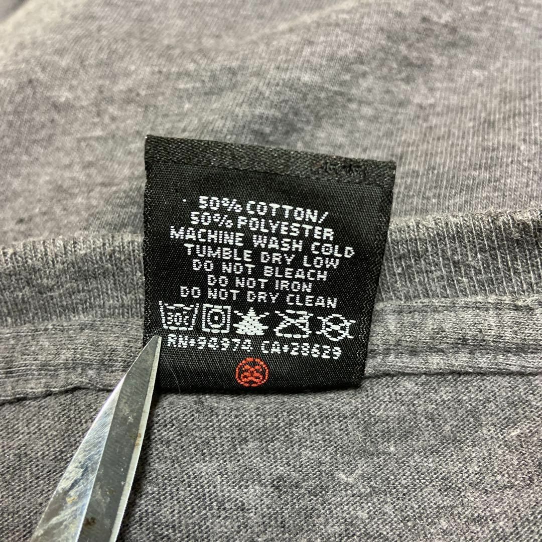 STUSSY - 【メキシコ製、ダークグレー◎】stussyヒップホップTシャツ