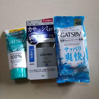 マンダム(Mandom)のGATSBY各種2点　ルシード化粧水１点(化粧水/ローション)