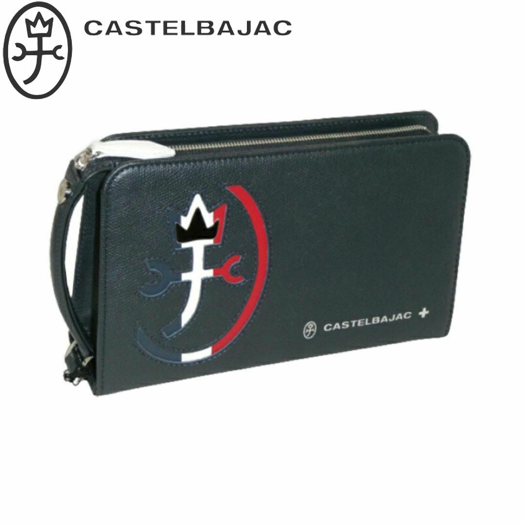 CASTELBAJAC(カステルバジャック)のカステルバジャック カルネ セカンドバッグ 032211 ブラック メンズのバッグ(セカンドバッグ/クラッチバッグ)の商品写真