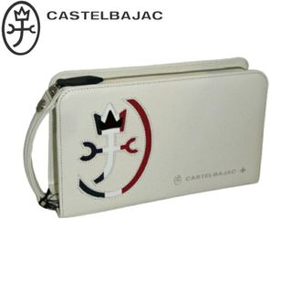 カステルバジャック(CASTELBAJAC)のカステルバジャック カルネ セカンドバッグ 032211 ホワイト(セカンドバッグ/クラッチバッグ)