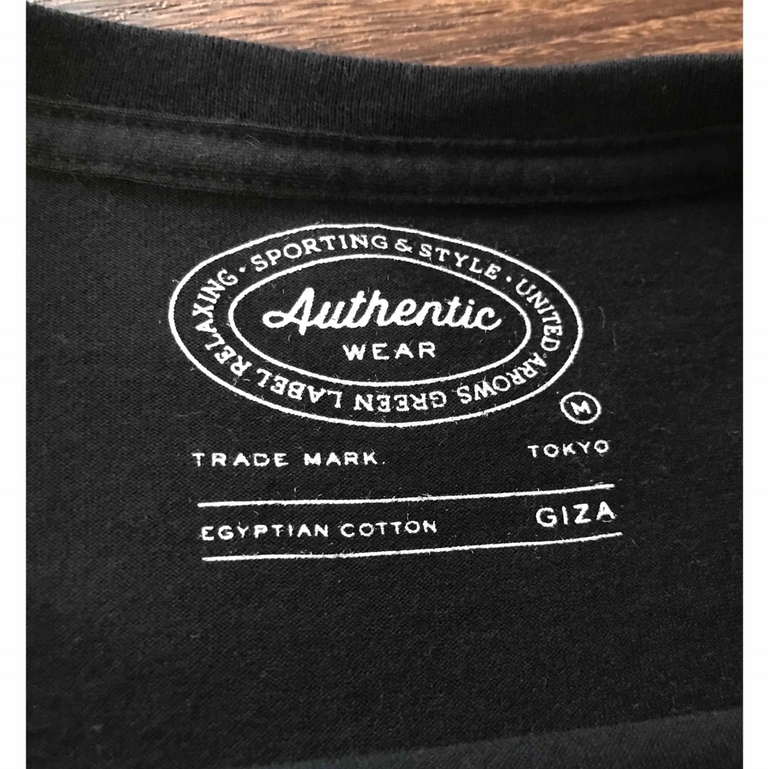 UNITED ARROWS(ユナイテッドアローズ)のユナイテッドアローズ　オーセンティックウェア　ポケT ブラック　M メンズのトップス(Tシャツ/カットソー(半袖/袖なし))の商品写真