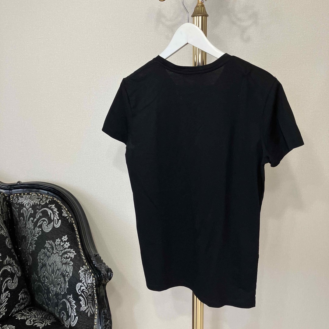 BALMAIN - バルマン メンズ レディース Tシャツ ブラック 美品の BALMAIN - バルマン メンズ レディース Tシャツ ブラック 美品の