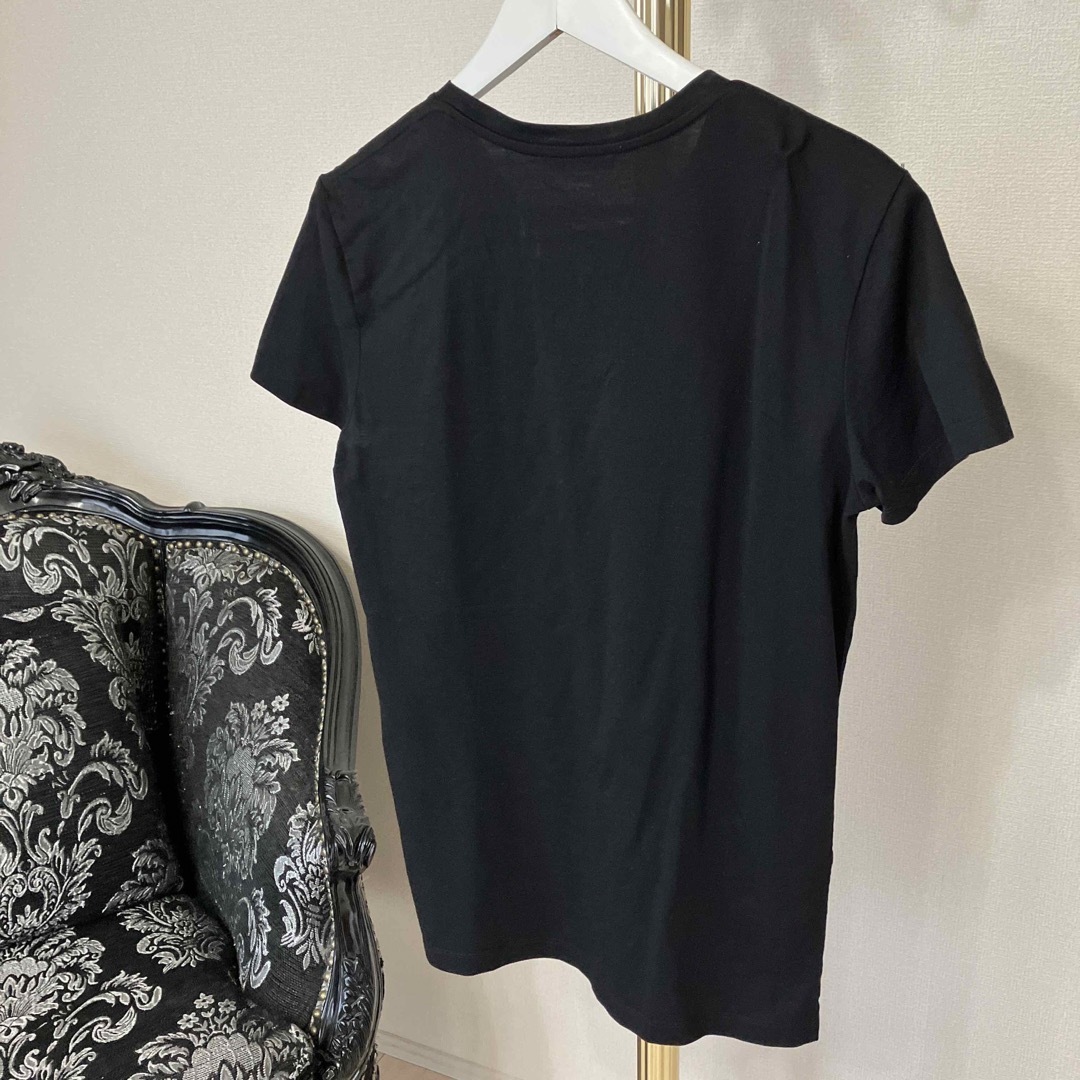 BALMAIN - バルマン メンズ レディース Tシャツ ブラック 美品の BALMAIN - バルマン メンズ レディース Tシャツ ブラック 美品の
