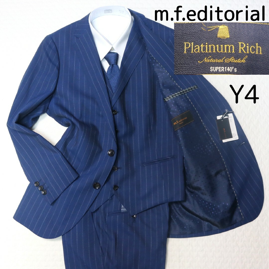 国産再入荷 m.f.editorial - m.f.editorial 3ピーススーツセットアップ