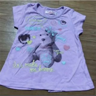 ベベ(BeBe)の美品　ベベ NOU 80半袖 Tシャツ 女の子 くま(Ｔシャツ)