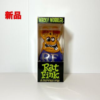  ラットフィンク　ボビングヘッド　オレンジ　アメリカン雑貨　RAT FINK(アメコミ)