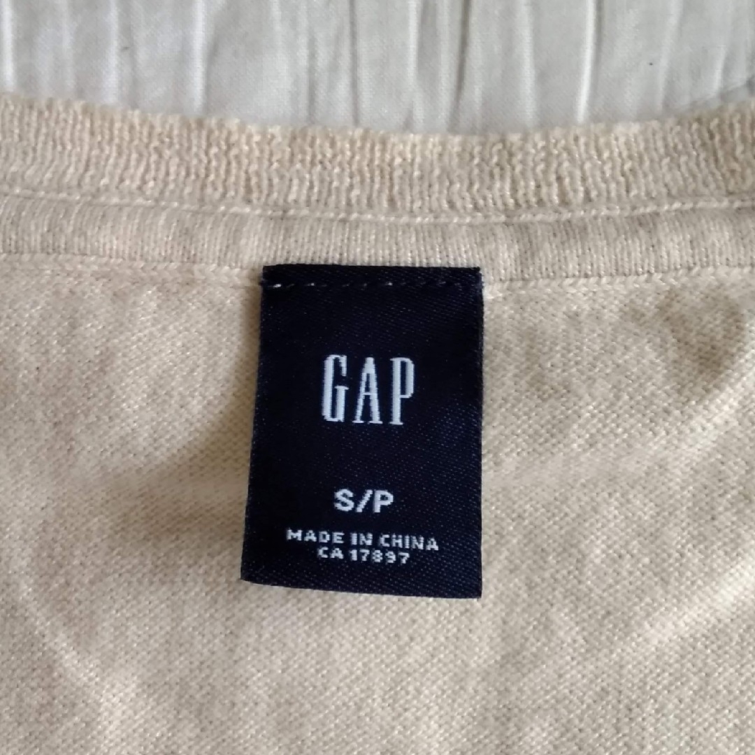 GAP(ギャップ)のフレンチスリーブ　カットソー　ニット レディースのトップス(カットソー(半袖/袖なし))の商品写真