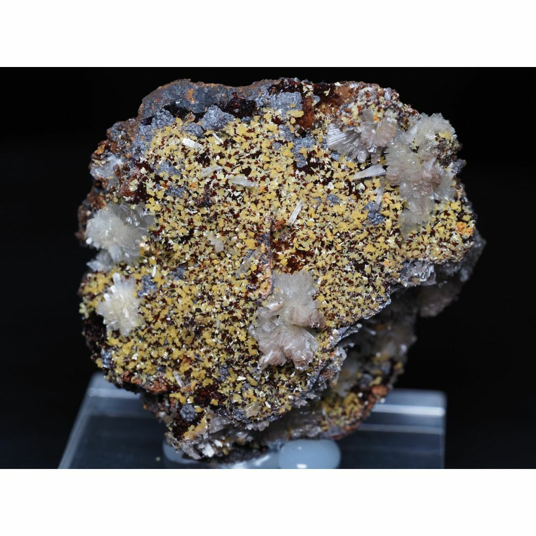 ミメタイト/ヘミモルファイト/ミメット鉱/異極鉱 メキシコ産 鉱物標本/天然石