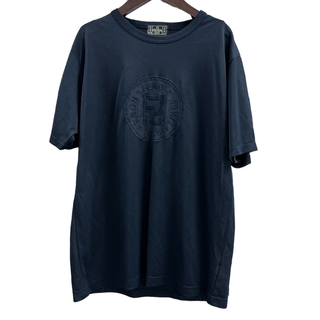 フェンディ(FENDI)の90s FENDI フェンディ サークルロゴ刺繍 シースルー カットソー(Tシャツ(半袖/袖なし))