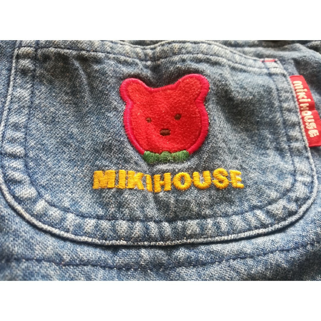 mikihouse(ミキハウス)のミキハウス　オーバーオール キッズ/ベビー/マタニティのベビー服(~85cm)(ロンパース)の商品写真