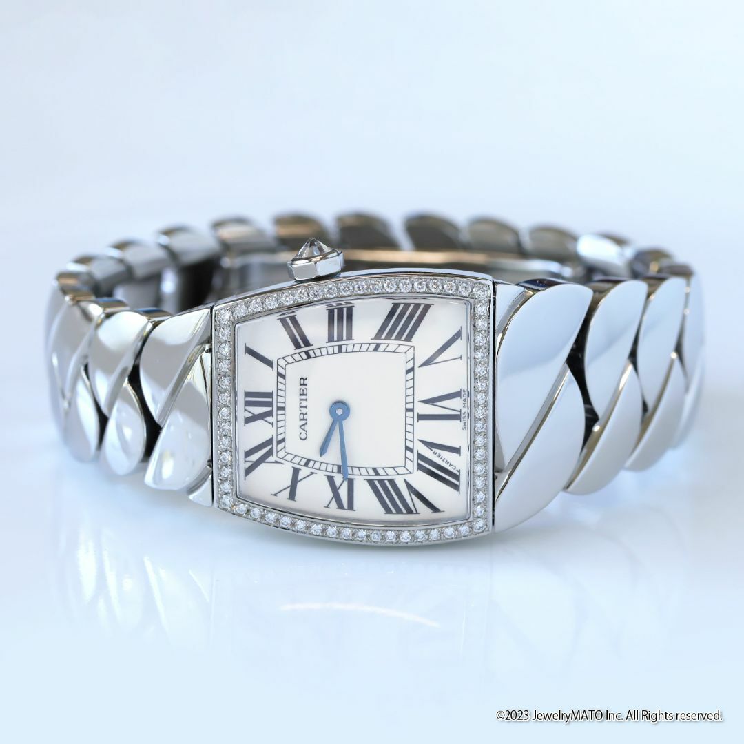 Cartier(カルティエ)の【鑑別書付き】カルティエ 腕時計 ラドーニャ LM ダイヤモンド メンズの時計(腕時計(アナログ))の商品写真