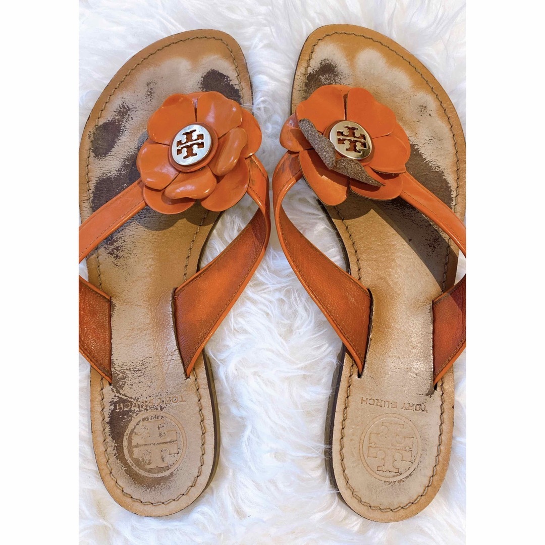 Tory Burch(トリーバーチ)の【激安！本物！】ビーチサンダル サンダル Tory Burch  フラワー　花 レディースの靴/シューズ(ビーチサンダル)の商品写真