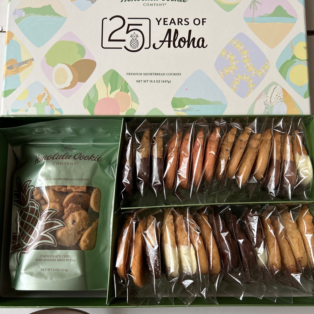ホノルルクッキー25周年記念BOX菓子/デザート