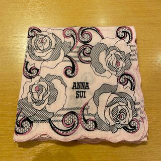 アナスイ(ANNA SUI)のアナスイ大判ハンカチピンクラメ(ハンカチ)