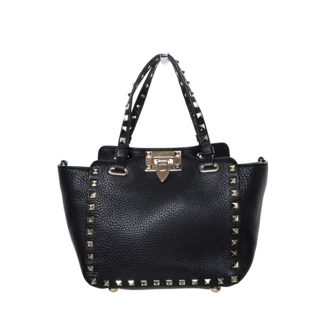 VALENTINO - VALENTINO ロックスタッズ グレインカーフスキン VALENTINO - VALENTINO ロックスタッズ グレインカーフスキン