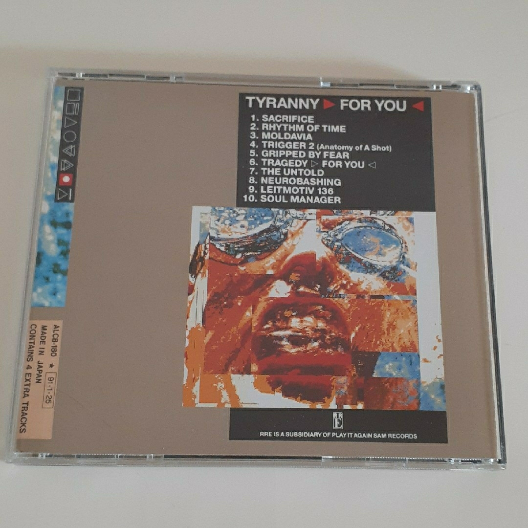 TYRANNY FOR YOU／FRONT242 エンタメ/ホビーのCD(ポップス/ロック(洋楽))の商品写真