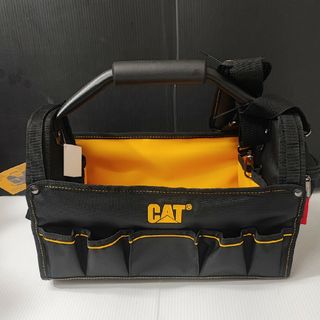 CAT 17インチ ツールバック Pro Tool Tote　ブラック/工具入れ(装備/装具)