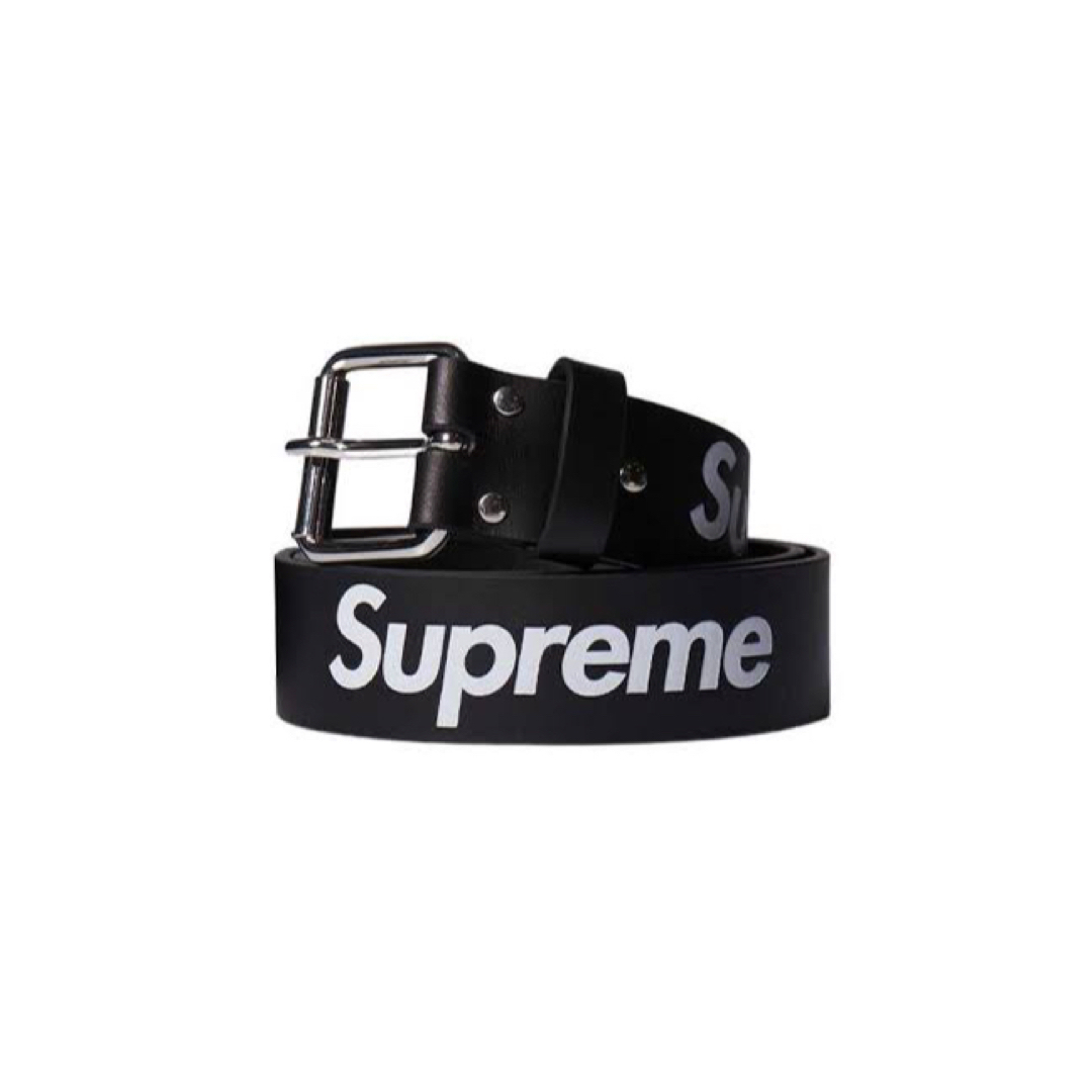 Supreme Repeat Leather Belt XL