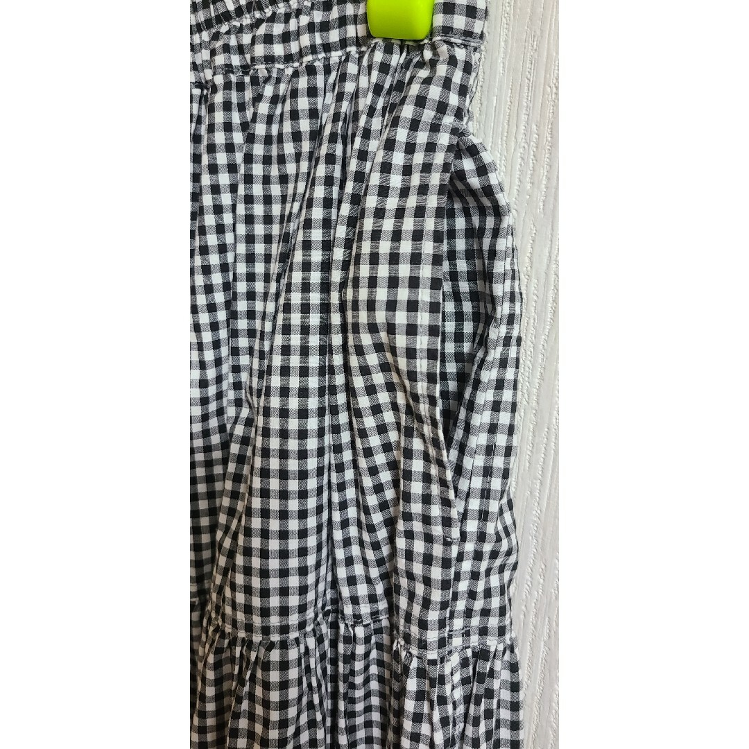 ichi(イチ)の《ichi ・イチ》コットン100 裏地付き ギンガムチェック柄ギャザースカート レディースのスカート(ロングスカート)の商品写真