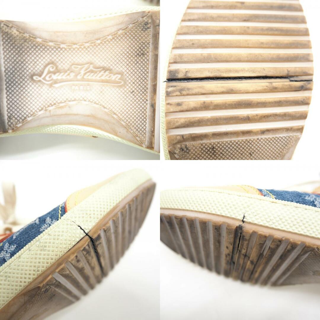 ルイヴィトン LOUIS VUITTON スニーカー モノグラムデニム ブルー ルイヴィトン LOUIS VUITTON スニーカー モノグラムデニム ブルー