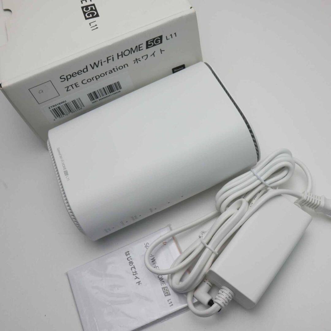 超美品 UQ Speed Wi-Fi HOME 5G L11 ホワイト