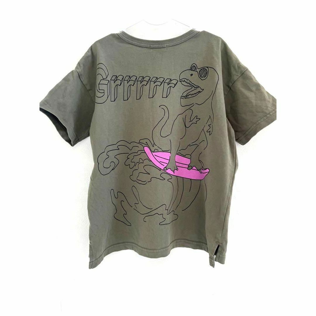 Branshes(ブランシェス)のbranshes ブランシェス Tシャツ 恐竜  130cm キッズ/ベビー/マタニティのキッズ服男の子用(90cm~)(Tシャツ/カットソー)の商品写真