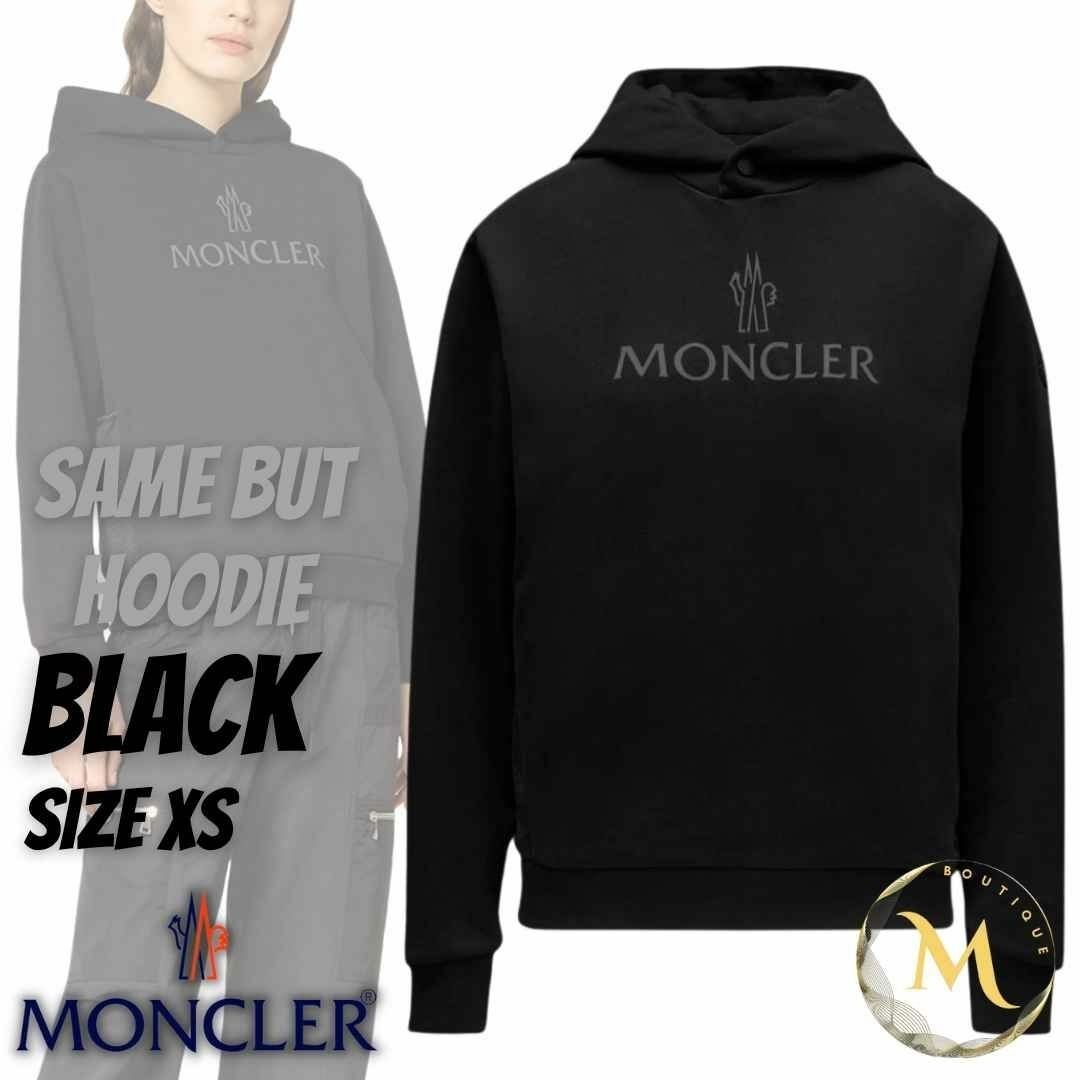 ☆未使用・本物保証☆MONCLER Same But パーカー XS　黒色