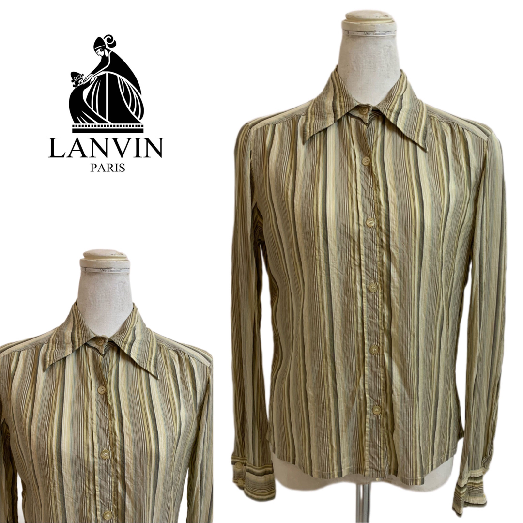 LANVIN  シルクシャツ