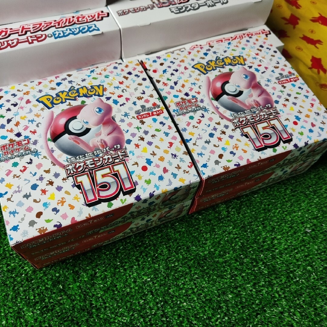 新品未開封】 ポケモンカード 151 5BOX＋カードファイルセット5BOX