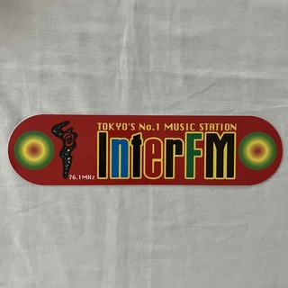 【レア】【ヴィンテージ】InterFM ステッカー(ノベルティグッズ)